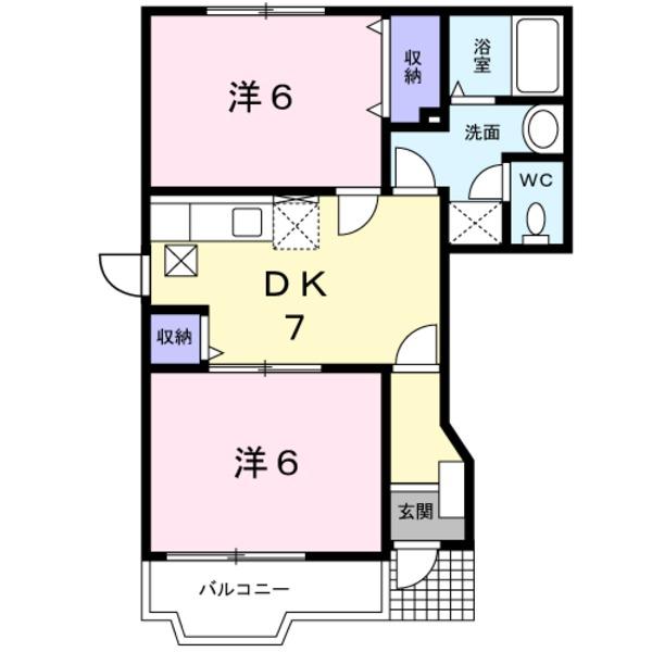 甲府市中小河原町のアパート