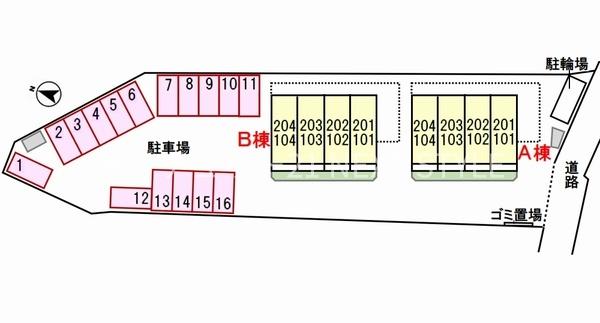 甲府市中小河原１丁目のアパート