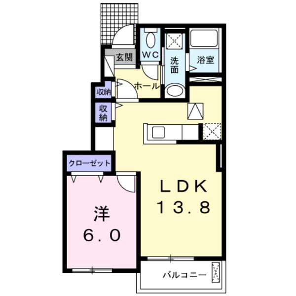 甲斐市龍地のアパート