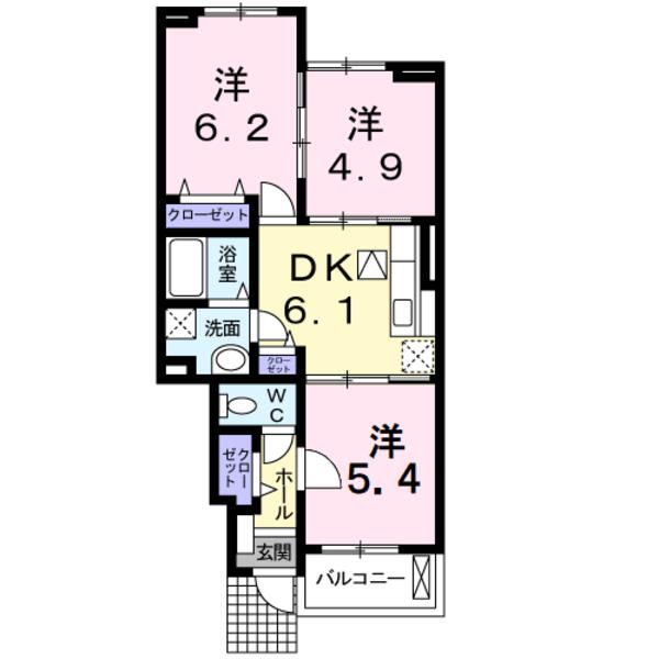 南巨摩郡富士川町長澤のアパート
