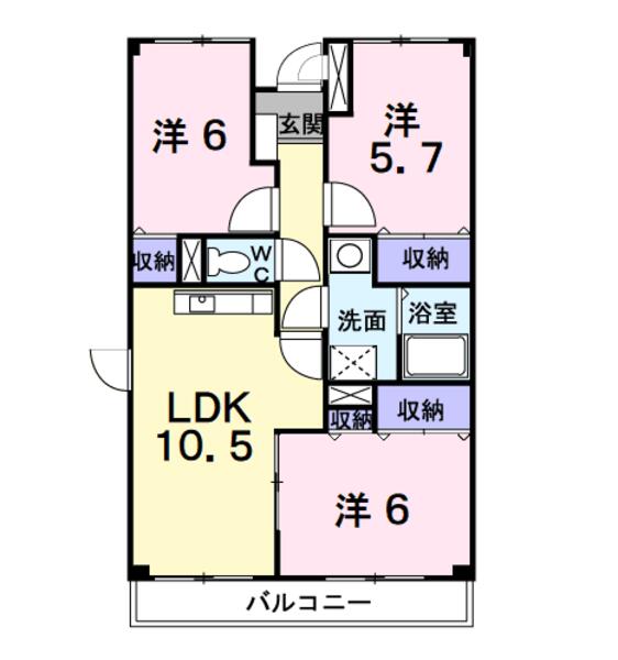 甲府市長松寺町のマンション