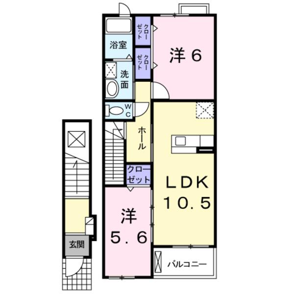 甲府市大里町のアパート