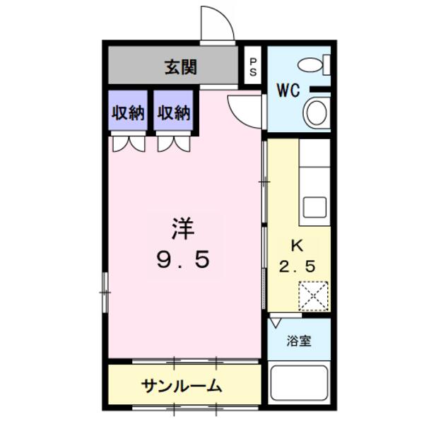 甲斐市西八幡のアパート