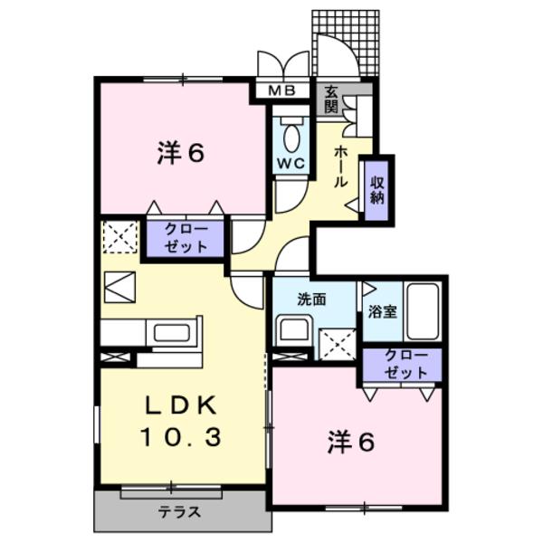 南巨摩郡富士川町長澤のアパート