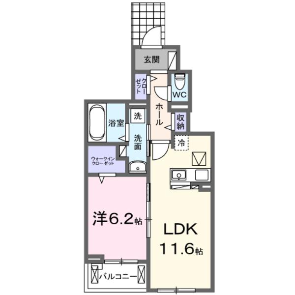 甲斐市島上条のアパート