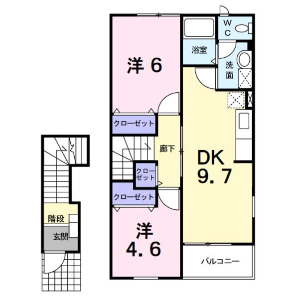 中巨摩郡昭和町西条のアパート