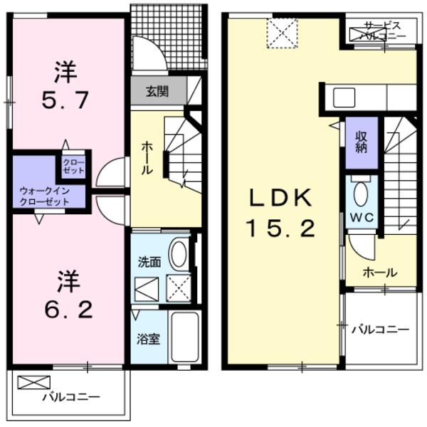 甲府市住吉４丁目のアパート