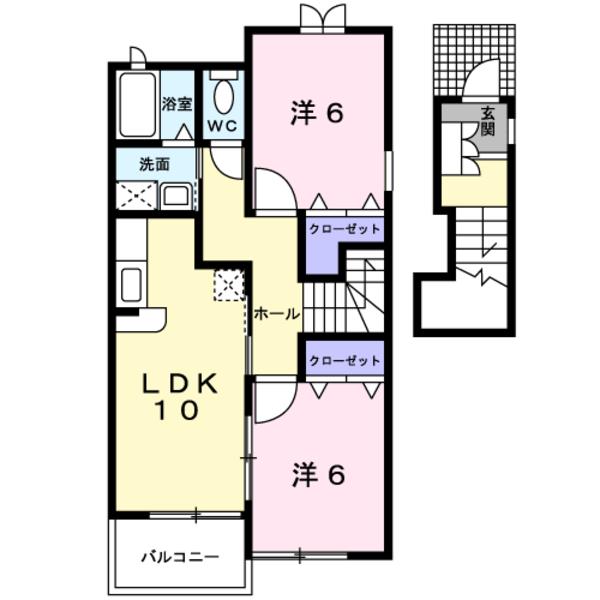 笛吹市春日居町桑戸のアパート