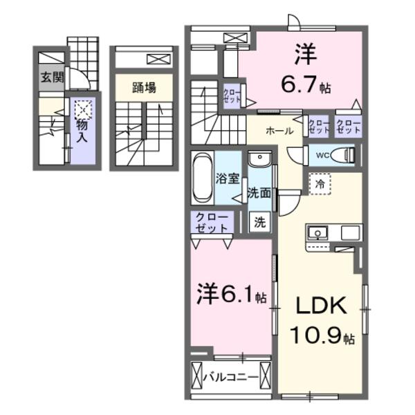 甲府市山宮町のアパート