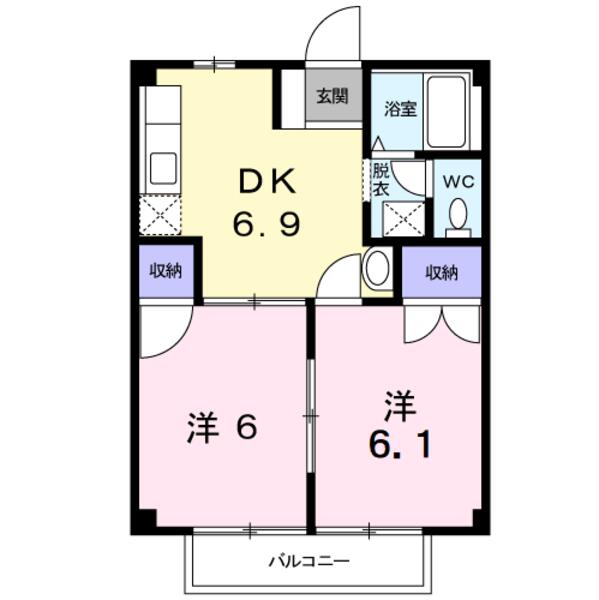 甲府市上今井町のアパート