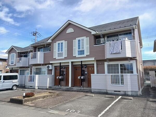 中巨摩郡昭和町紙漉阿原のアパート