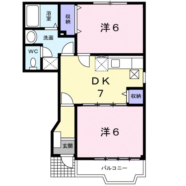笛吹市一宮町末木のアパート