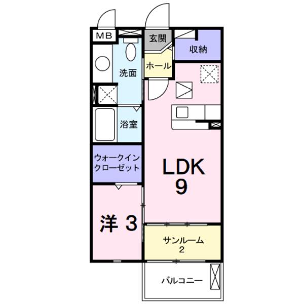 甲府市上町のアパート