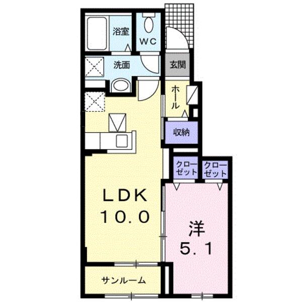 甲府市高畑１丁目のアパート