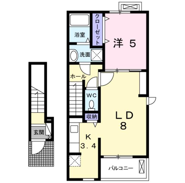 甲府市古上条町のアパート