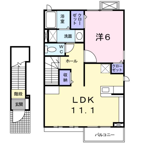 南アルプス市藤田のアパート