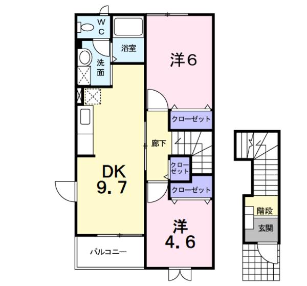甲府市天神町のアパート
