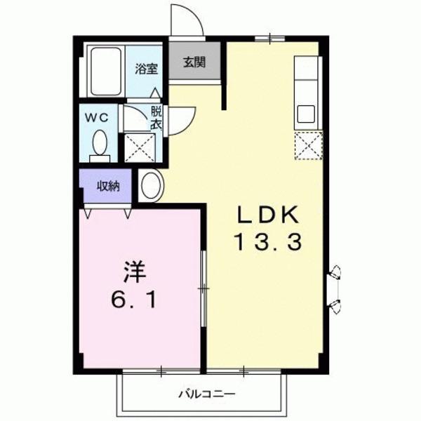 甲斐市島上条のアパート