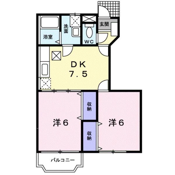 南アルプス市小笠原のアパート