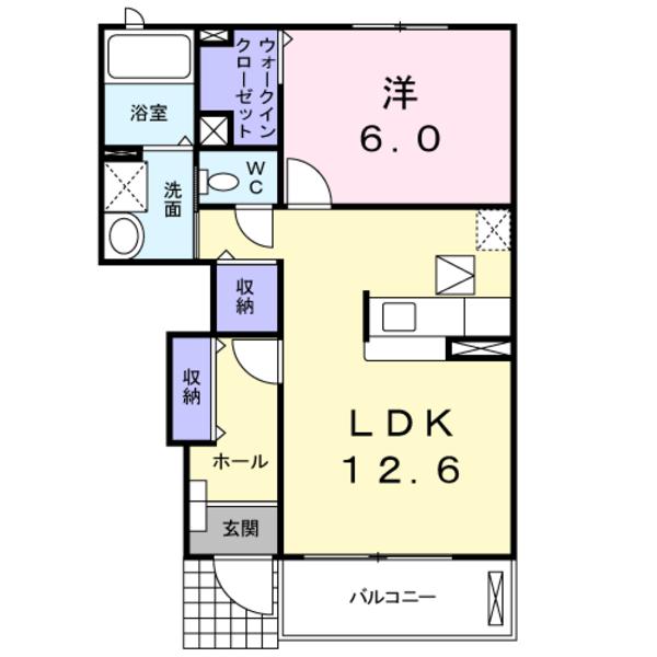 甲府市大里町のアパート