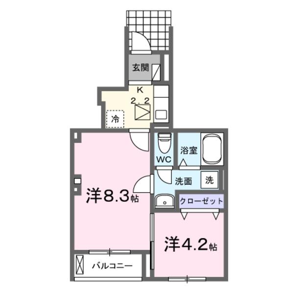 南アルプス市藤田のアパート
