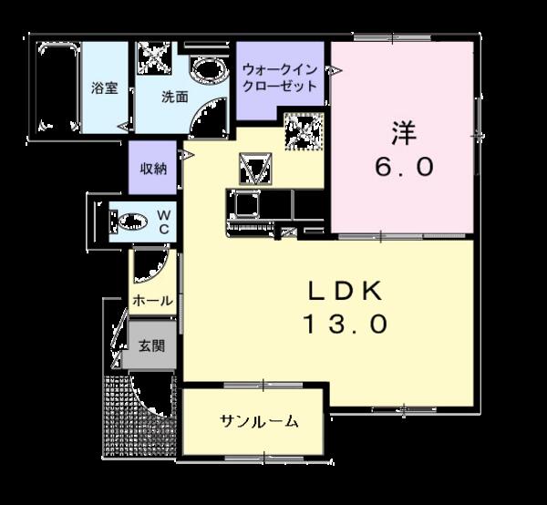 甲斐市龍地のアパート