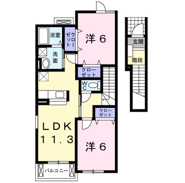 南アルプス市浅原のアパート