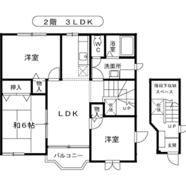 南アルプス市下宮地のアパート