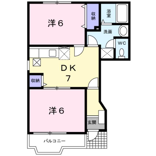 南アルプス市浅原のアパート