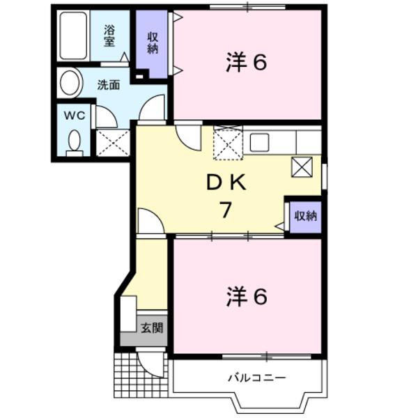 南アルプス市浅原のアパート