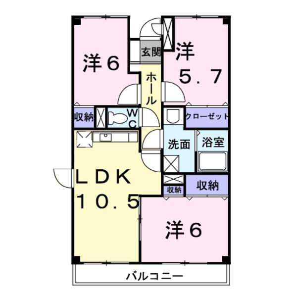 甲斐市富竹新田のマンション