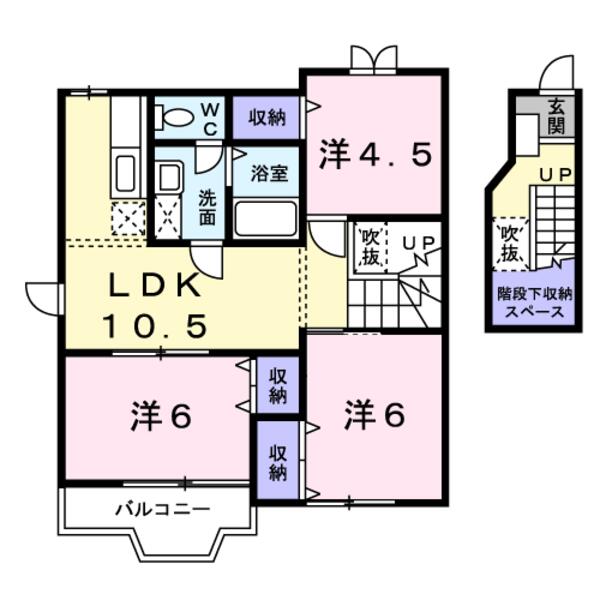 甲斐市西八幡のアパート