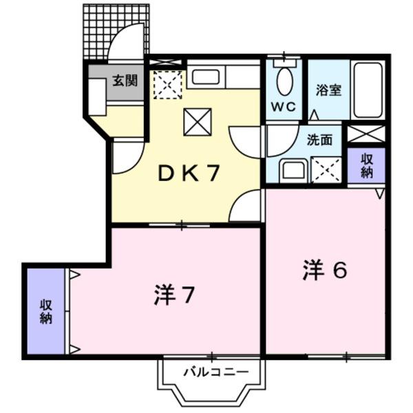 甲斐市篠原のアパート