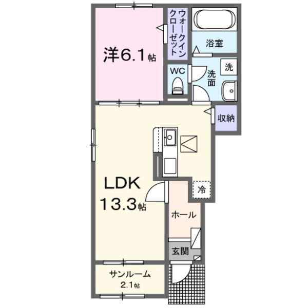 甲斐市名取のアパート