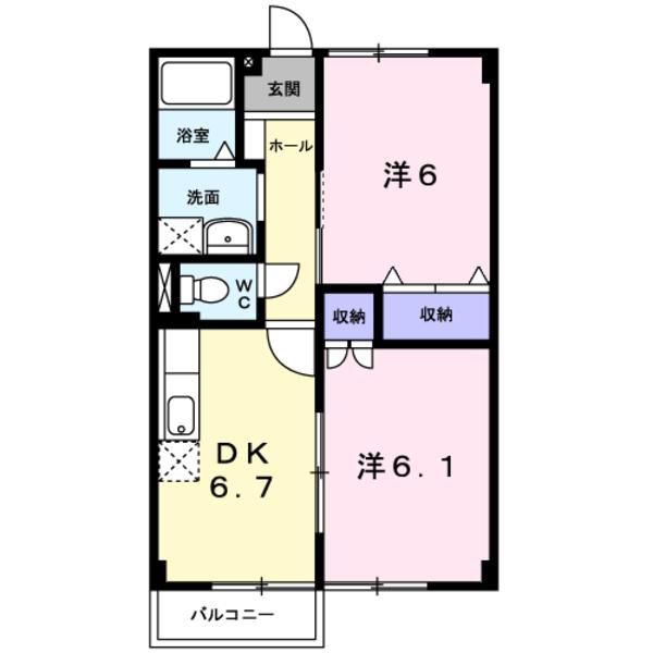 笛吹市石和町松本のアパート