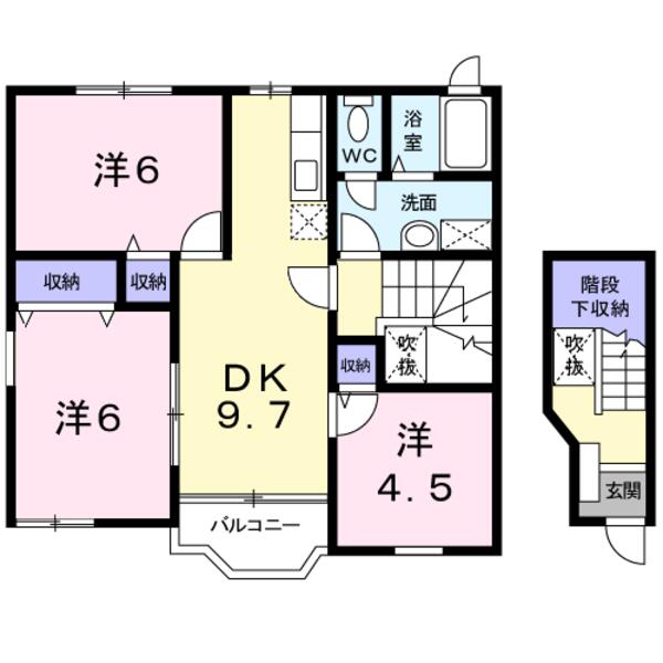 甲府市堀之内町のアパート