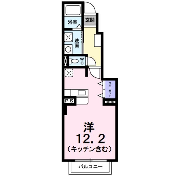 甲斐市龍地のアパート