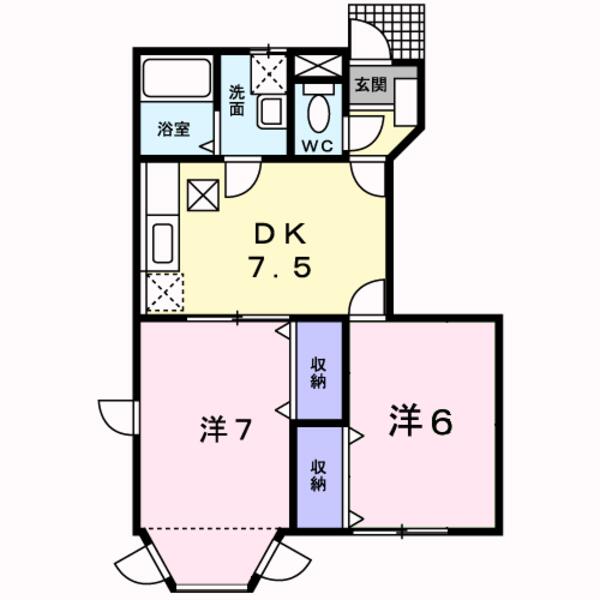 甲府市大津町のアパート