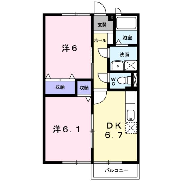 甲府市古上条町のアパート