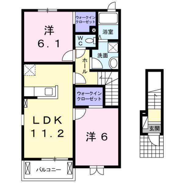 甲斐市竜王新町のアパート