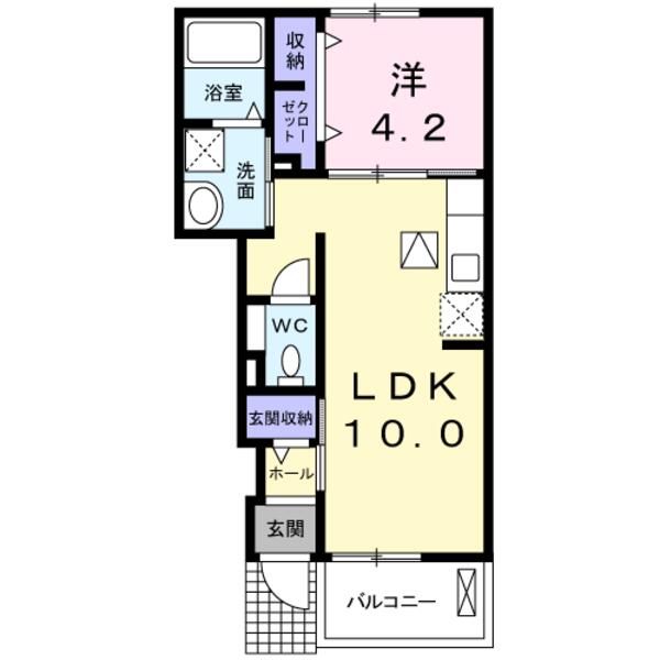 甲斐市下今井のアパート