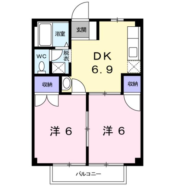 甲府市堀之内町のアパート