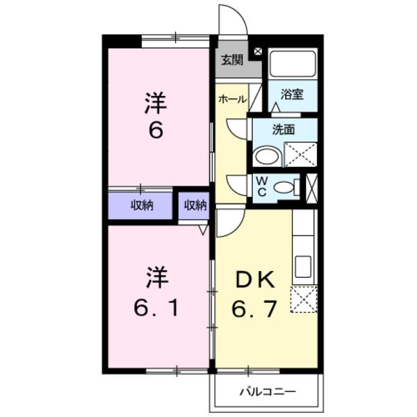 甲府市古上条町のアパート