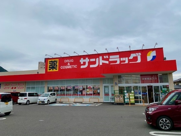 笛吹市石和町駅前のマンション(サンドラッグ石和店)