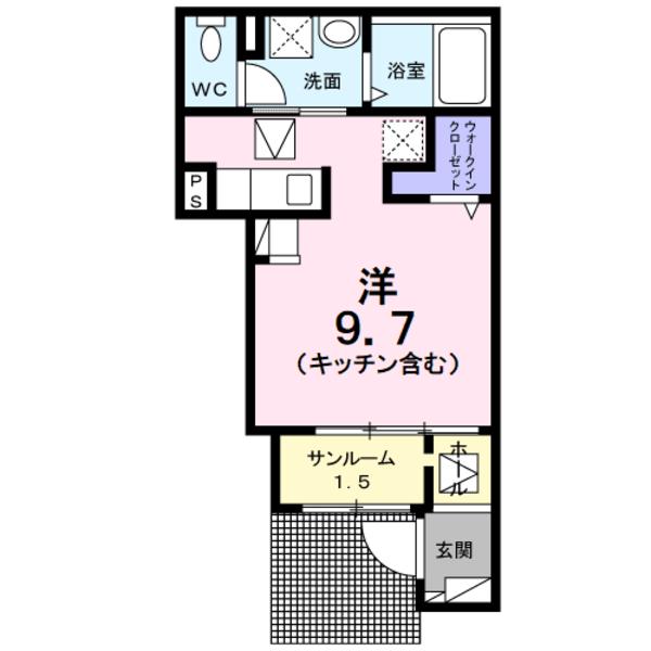 甲府市荒川１丁目のアパート