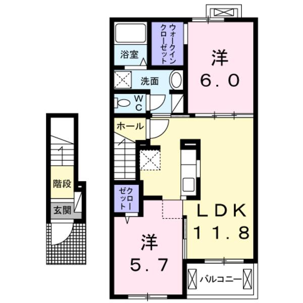 甲府市大里町のアパート