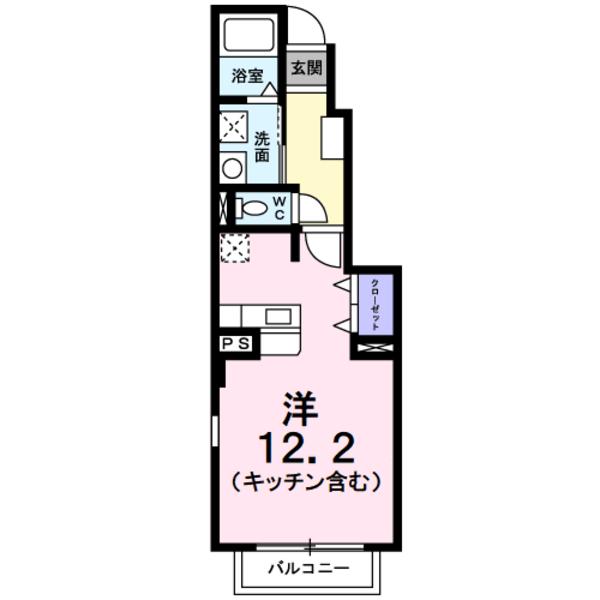 甲斐市富竹新田のアパート