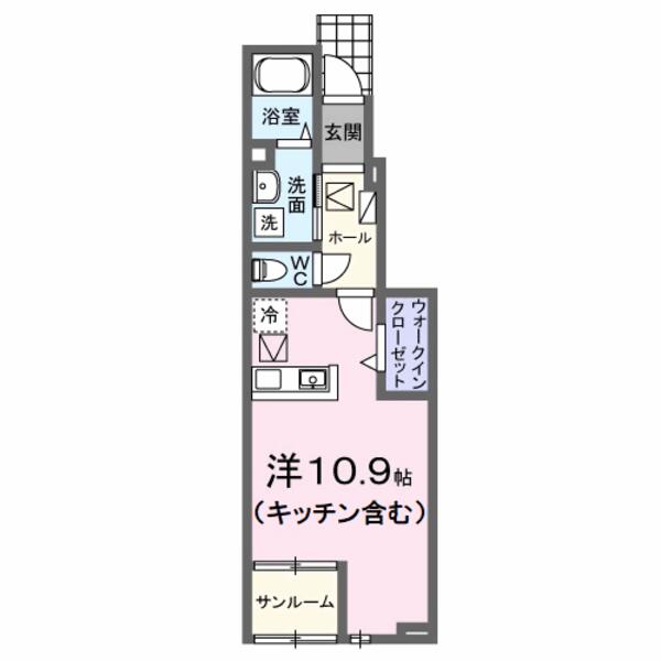 中巨摩郡昭和町河西のアパート