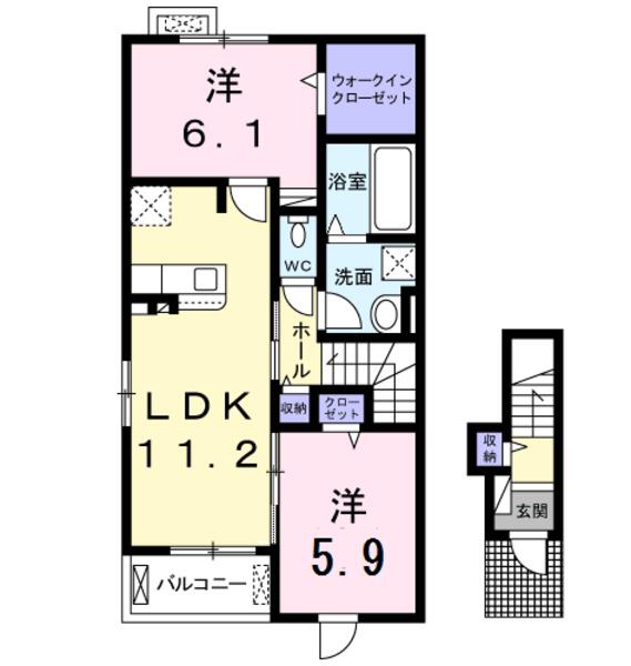 甲府市宝１丁目のアパート