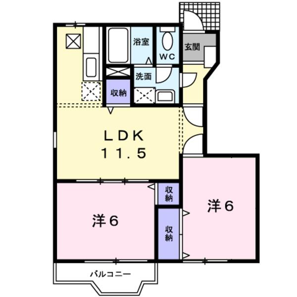 甲府市青葉町のアパート